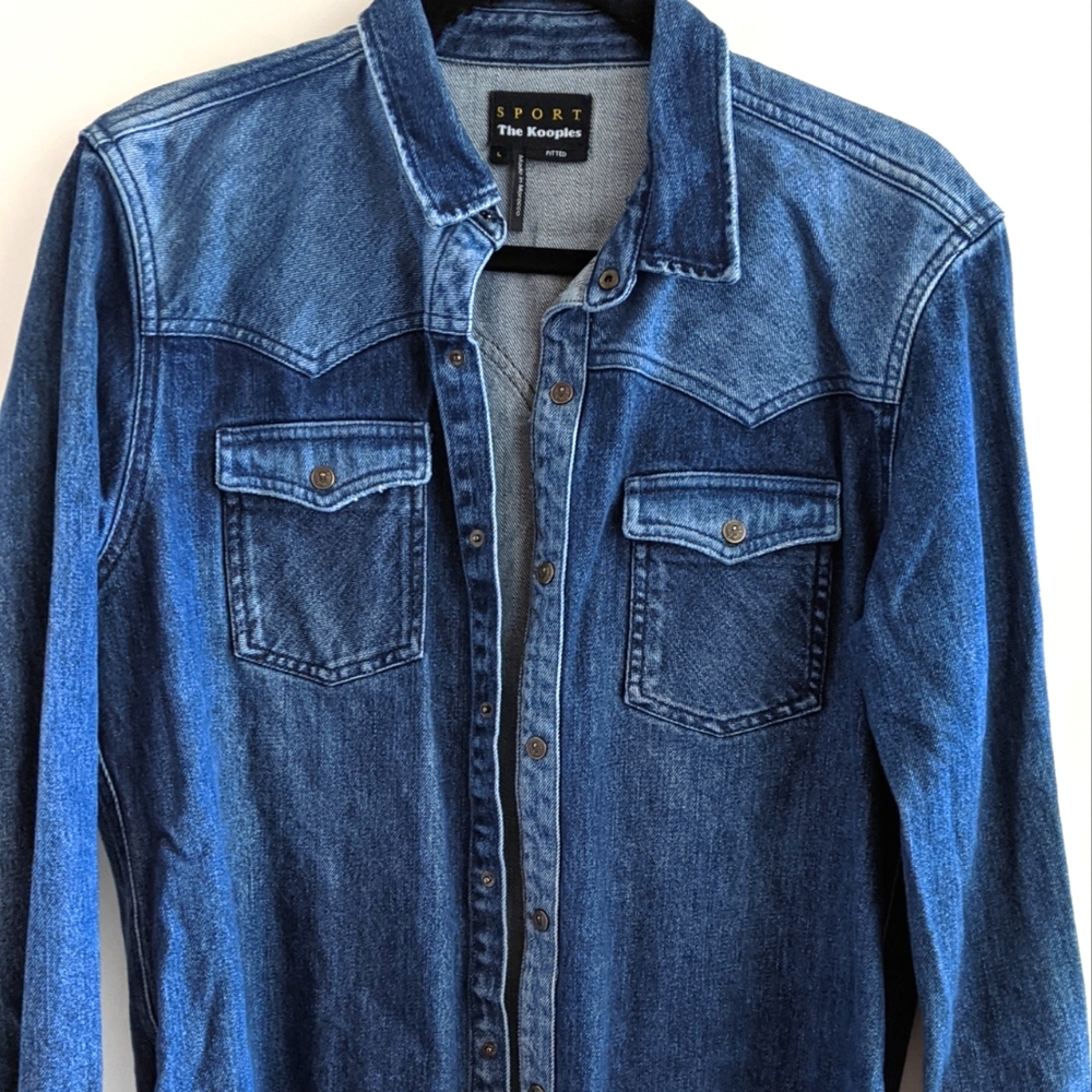 Kooples, denim shirt, large